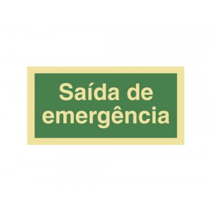 SINAL SAÍDA DE EMERGÊNCIA P0032